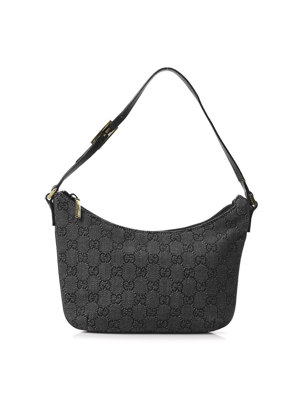 Gucci Denim Pochette Black #337706G42B
